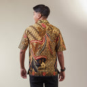 Skorel - Mandalas Premium Men's Short Sleeve Batik Shirt - Mandalas