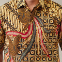 Skorel - Mandalas Premium Men's Short Sleeve Batik Shirt - Mandalas