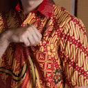 Skorojo - Mandalas Kemeja Batik Pria Premium Lengan Pendek - Mandalas