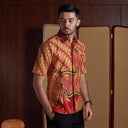 Skorojo - Mandalas Kemeja Batik Pria Premium Lengan Pendek - Mandalas