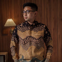 Staria - Mandalas Kemeja Batik Pria Premium Lengan Panjang - Mandalas