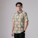 Swani - Mandalas Premium Men's Short Sleeve Batik Shirt - Mandalas