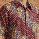 Tangarun - Mandalas Kemeja Batik Pria Premium Lengan Pendek - Mandalas