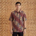 Tangarun - Mandalas Kemeja Batik Pria Premium Lengan Pendek - Mandalas