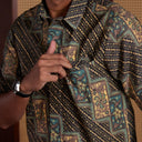 Tanggara - Mandalas Kemeja Batik Pria Premium Lengan Pendek - Mandalas