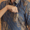 Tangit - Mandalas Kemeja Batik Pria Premium Lengan Pendek - Mandalas