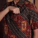 Tangra - Mandalas Kemeja Batik Pria Premium Lengan Pendek - Mandalas