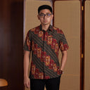 Tangra - Mandalas Kemeja Batik Pria Premium Lengan Pendek - Mandalas