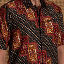 Tangra - Mandalas Kemeja Batik Pria Premium Lengan Pendek - Mandalas