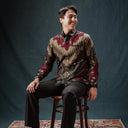 Taran - Mandalas Kemeja Batik Pria Premium Lengan Panjang - Mandalas