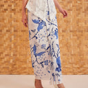 Tarublu - Mandalas Women's Premium Batik Pleated Skirt - Mandalas
