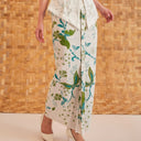 Tarujo - Mandalas Women's Premium Batik Pleated Skirt - Mandalas