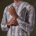 Tenun - Mandalas Koko Kemeja Batik Pria Premium Lengan Panjang - Mandalas