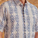 Tenuvi - Mandalas Kemeja Batik Pria Premium Lengan Pendek - Mandalas