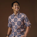 Terari - Mandalas Kemeja Batik Pria Premium Lengan Pendek - Mandalas