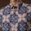 Terari - Mandalas Kemeja Batik Pria Premium Lengan Pendek - Mandalas