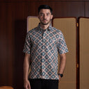 Teraso - Mandalas Kemeja Batik Pria Premium Lengan Pendek - Mandalas
