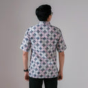 Terazo - Mandalas Premium Men's Short Sleeve Batik Shirt - Mandalas