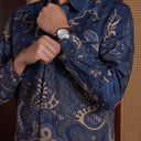 Terumblu - Mandalas Kemeja Batik Pria Premium Lengan Panjang - Mandalas