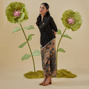 Thea Black - Mandalas Women's Kebaya Top - Mandalas