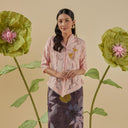 Thea Lengan Pendek - Mandalas Atasan Kebaya Wanita Outer Organza Bordir Modern - Mandalas