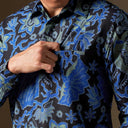 Tirtatama - Mandalas Premium Men’s Long Sleeve Batik Shirt - Mandalas