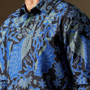 Tirtatama - Mandalas Premium Men’s Long Sleeve Batik Shirt - Mandalas