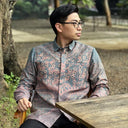 Toranda - Mandalas Kemeja Batik Pria Lengan Panjang - Mandalas