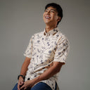 Trigon - Mandalas Kemeja Batik Pria Premium Lengan Pendek - Mandalas