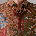 Tundra - Mandalas Premium Men's Long Sleeve Batik Shirt - Mandalas