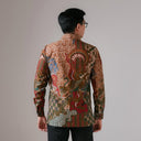Tundra - Mandalas Premium Men's Long Sleeve Batik Shirt - Mandalas