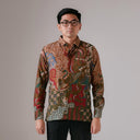 Tundra - Mandalas Premium Men's Long Sleeve Batik Shirt - Mandalas