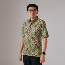 Turi - Mandalas Premium Men's Short Sleeve Batik Shirt - Mandalas