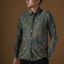 Valdiwa - Mandalas Kemeja Batik Pria Premium Lengan Panjang - Mandalas