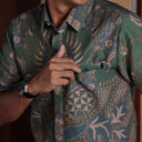 Valdiwa - Mandalas Kemeja Batik Pria Premium Lengan Pendek - Mandalas