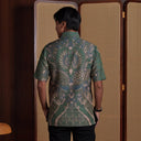 Valdiwa - Mandalas Kemeja Batik Pria Premium Lengan Pendek - Mandalas