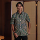 Valdiwa - Mandalas Kemeja Batik Pria Premium Lengan Pendek - Mandalas