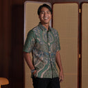 Valdiwa - Mandalas Kemeja Batik Pria Premium Lengan Pendek - Mandalas