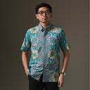 Vandera - Mandalas Kemeja Batik Pria Premium Lengan Pendek - Mandalas