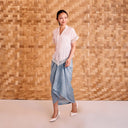 Viscose Blue - Mandalas Women’s Premium Batik Wrap Skirt - Mandalas