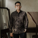 Visura - Mandalas Kemeja Batik Pria Premium Lengan Panjang - Mandalas