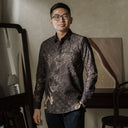 Visura - Mandalas Kemeja Batik Pria Premium Lengan Panjang - Mandalas