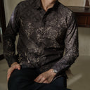 Visura - Mandalas Kemeja Batik Pria Premium Lengan Panjang - Mandalas