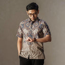 Wadana - Mandalas Kemeja Batik Pria Premium Lengan Pendek - Mandalas
