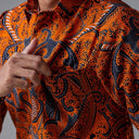Wadilat - Mandalas Kemeja Batik Pria Premium Lengan Pendek - Mandalas