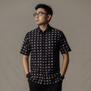 Wahitam - Mandalas Kemeja Batik Pria Premium Lengan Pendek - Mandalas