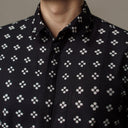 Wahitam - Mandalas Kemeja Batik Pria Premium Lengan Pendek - Mandalas