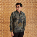 Wahyutam - Mandalas Premium Men's Long Sleeve Batik Shirt - Mandalas