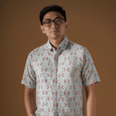 Wajika - Mandalas Kemeja Batik Pria Premium Lengan Pendek - Mandalas