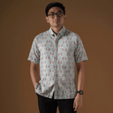Wajika - Mandalas Kemeja Batik Pria Premium Lengan Pendek - Mandalas